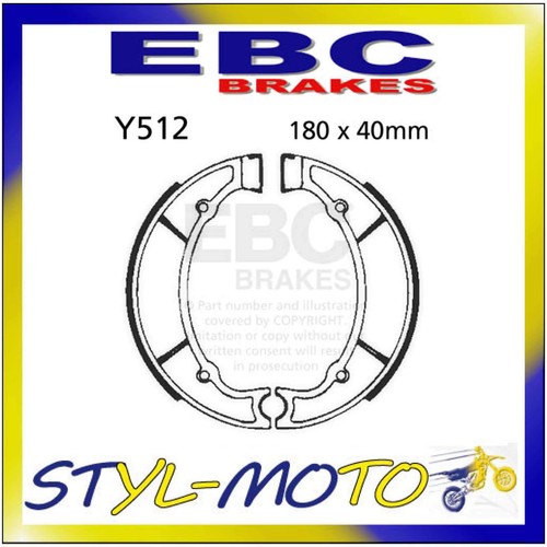 Y512 rear brake pads ebc - rear,