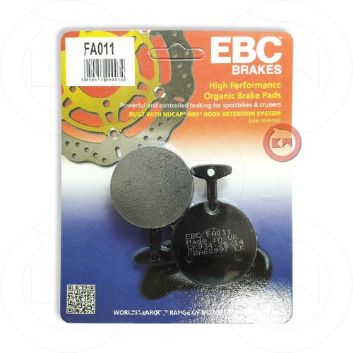 Organic front brake - organic, pads