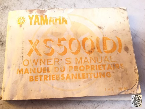 Yamaha xs500 owner manual - xs500(d),