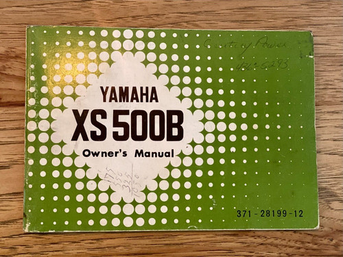 Used yamaha 1975 xs500b - ,