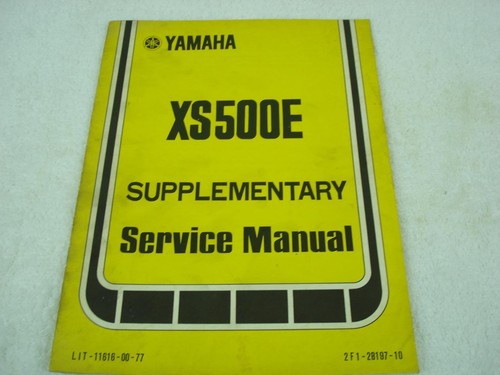 Yamaha xs500e xs500 - yamaha, oem