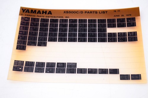 Oem yamaha xs500c 1979 june - oem,