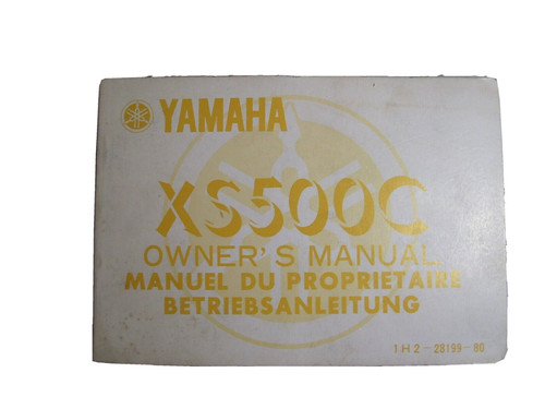 Genuine yamaha xs500c owners - xs500c,